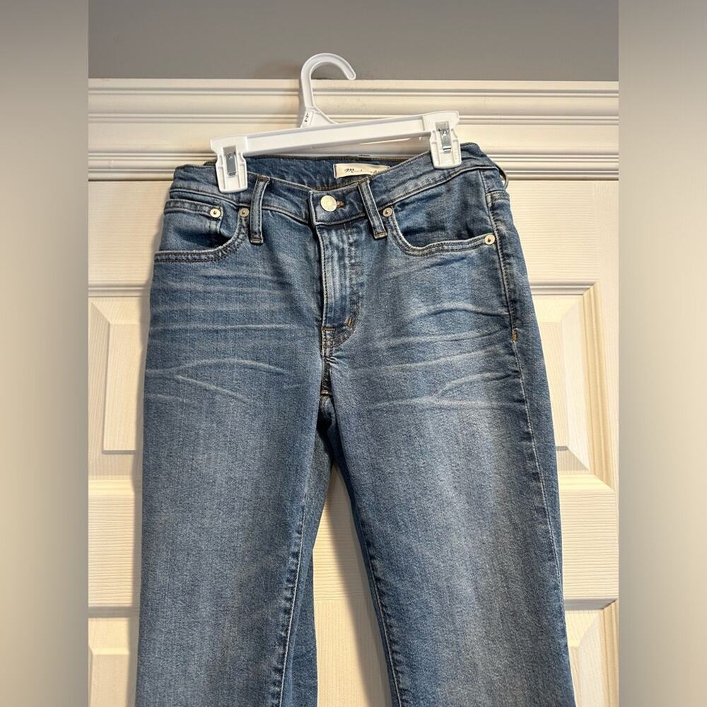 Madewell The Slim Boyjean AJ315 Classic Preppy Blue Denim Jeans Size 23 - Picture 10 of 13